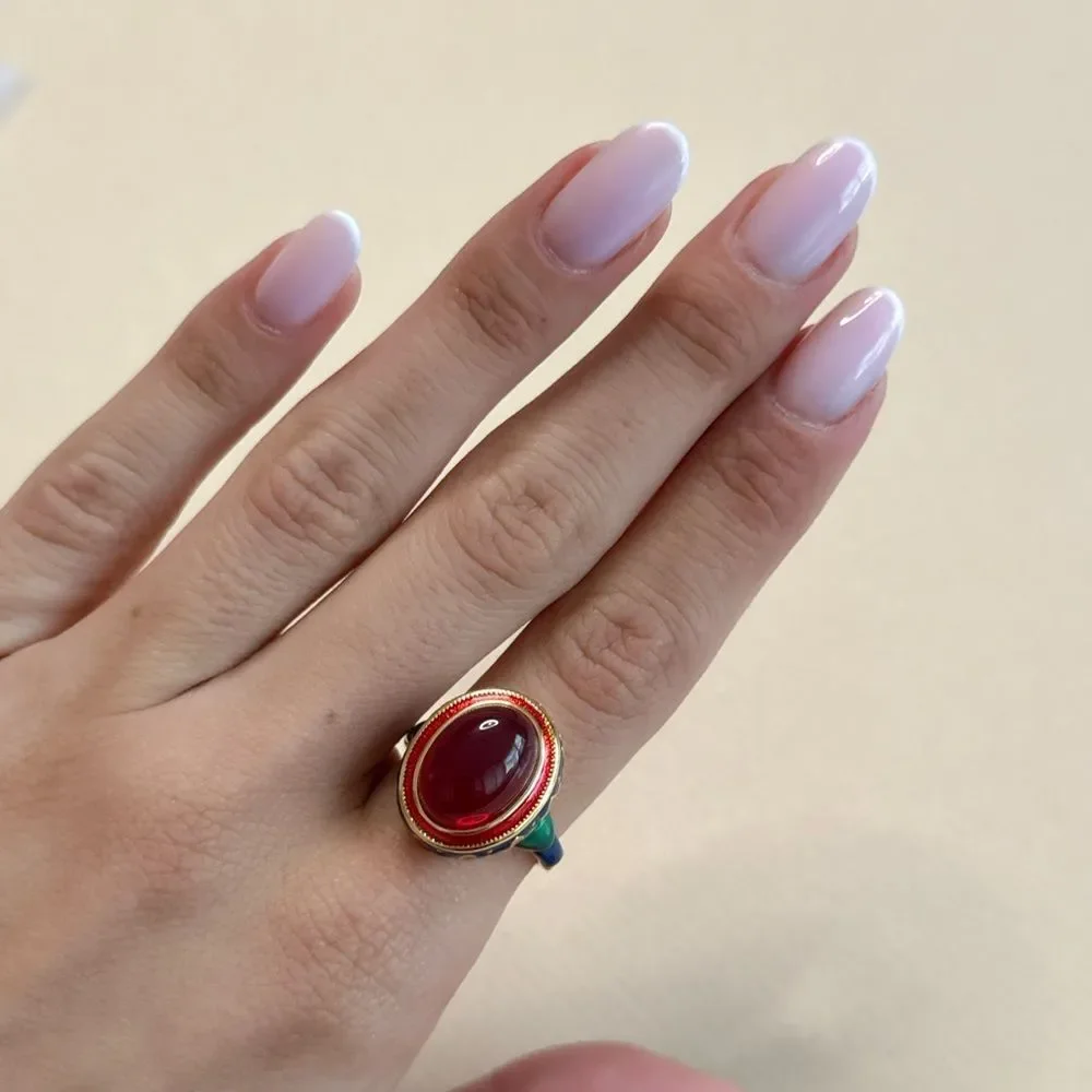 Boho crystal Ring S1090 - Picture 4 of 4